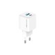Presa Spina Caricabatterie doppia uscita Forever TC-08-20AC USB - USB Type-C PD 20W QC 3.0 Ricarica Rapida iPhone Universale