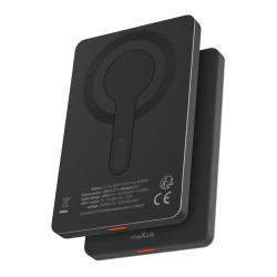 Power Bank MagSafe Maxlife wireless power bank MXPB-05 20W PD 5000 mAh magnetic black