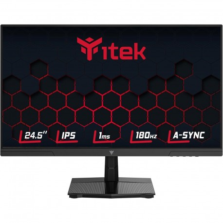 ITEK Monitor GGF 24.5", FHD 1920x1080, IPS, 180Hz, 16:9, 1ms, HDMI, DP, HDR, Adaptive Sync