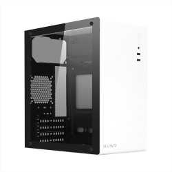 Nuwo Eguera A113 Case Micro ATX Bianco con Pannello in Vetro