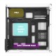 Nuwo Eguera A113 Case Micro ATX Bianco con Pannello in Vetro