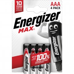 Energizer Max 4 Batterie AAA Ministilo LR03 1.5V
