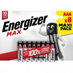 Energizer Max 8 Batterie AAA Ministilo LR03 1.5V