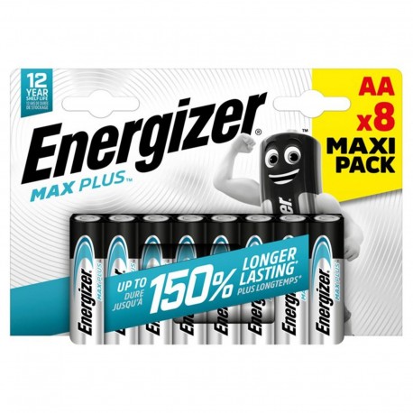 Energizer Max Plus 8 Batterie AA Stilo LR6 1.5V
