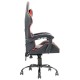 ITEK RHOMBUS PF10 Sedia Poltrona Da Gaming Ergonomica Schienale Reclinabile Nero/Rosso