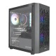 PC Computer Gaming Assemblato Intel i5-9400 Ram 16GB SSD 500GB RTX 3050 6GB GDDR6 Nero