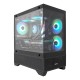 PC Computer Gaming Assemblato Intel i7-12700F Ram 32GB SSD 1TB RTX 5060 8GB GDDR7 Nero A-RGB Dissipazione a Liquido