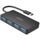 Nilox NXHUBUSC04 HUB 4 Porte USB 3.2 Gen1 attacco USB-C