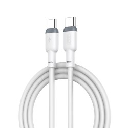 Cavo USB TYPE-C XO cable NB-208B  PD USB-C - USB-C 1m white 60W
