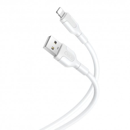 Cavo da USB Lightning per iphone XO cable NB212 1 metro 2.1A carica rapida bianco