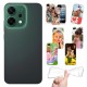 Oppo Reno 14 5G Base1 Cover morbida personalizzata Trasparente